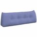 VidaXL Rugkussen jeans blauw 140 x 24 x 50 cm stof
