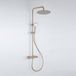 Adema Sparkle 2.0 regendoucheset – thermostatisch – Ø20 cm hoofddouche – 3-standen handdouche – glijstang 110 cm – goud mat