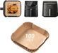 Azomor® Set van 100 bakpapiertjes voor airfryer en oven