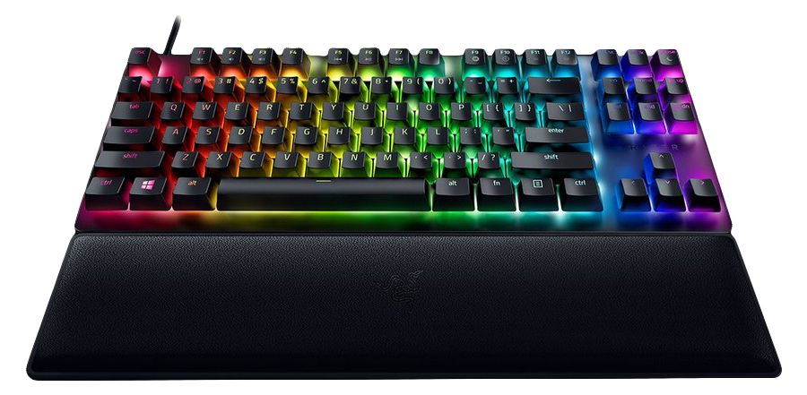 Razer Huntsman V2 Tenkeyless - Gaming Keyboard - USB - US QWERTY - Black