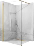 REA Aero Gold 110 - Douchewand - 110 cm - Goud