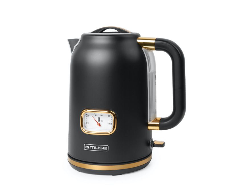 Muse MS-030 BC - Waterkoker - 1.7L - 2200W - Zwart