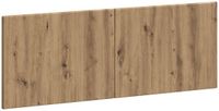 vidaXL Wandgemonteerd Hoofdbord BREDA Artisanaal eiken Bewerkt hout
