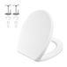 GRIFEMA WC-hoes, toiletzitting, softclose, snelsluiting, ureumformaldehyde, wit
