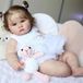 Reborn-pop, 50 cm, tête en silicone, cheveux courts, articulée, convient aux peaux sensibles, convient à partir de 3 ans.