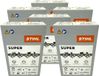 Stihl 6x 3/8" Rapid Super 3 (RS3) zaagketting 50 cm 3/8" 1.6 mm 72 TG 6 stuks