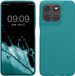 kwmobile telefoonhoesje geschikt voor Motorola Moto G37 Power - Hoesje voor smartphone - Back cover in mat petrol