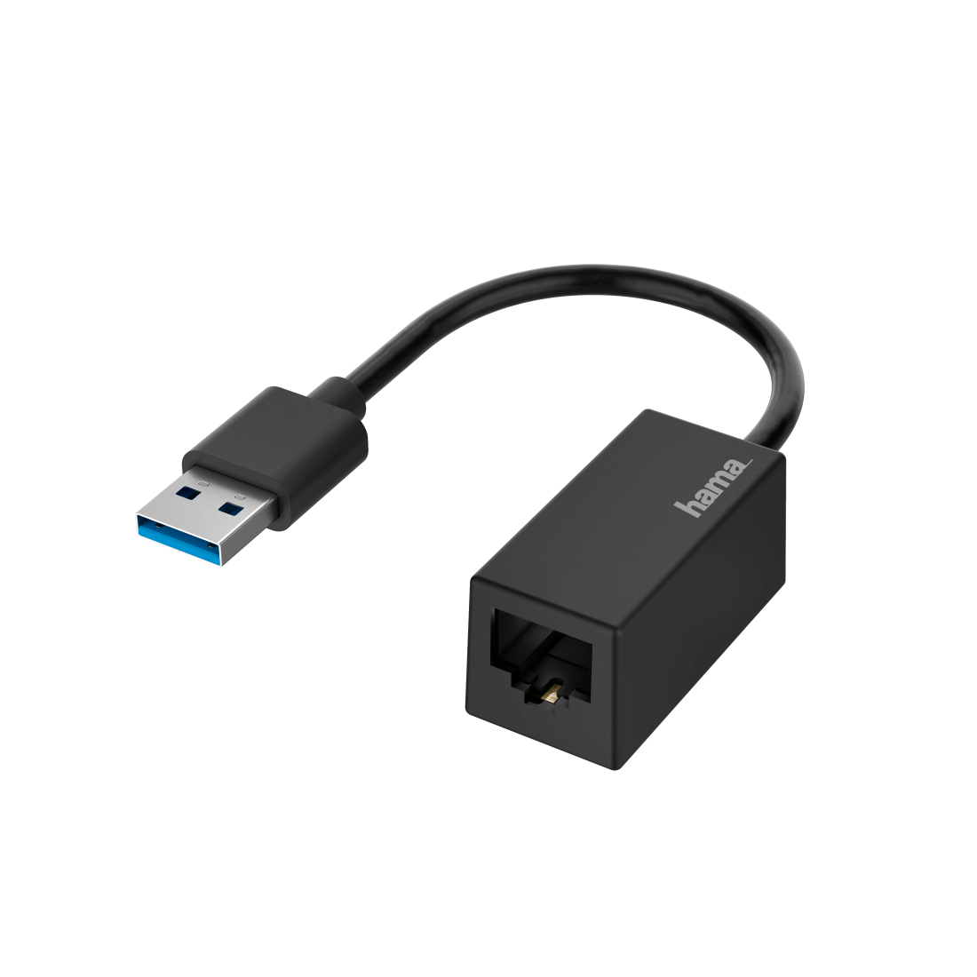 Hama 00200325 - Ethernet Adapter - Zwart
