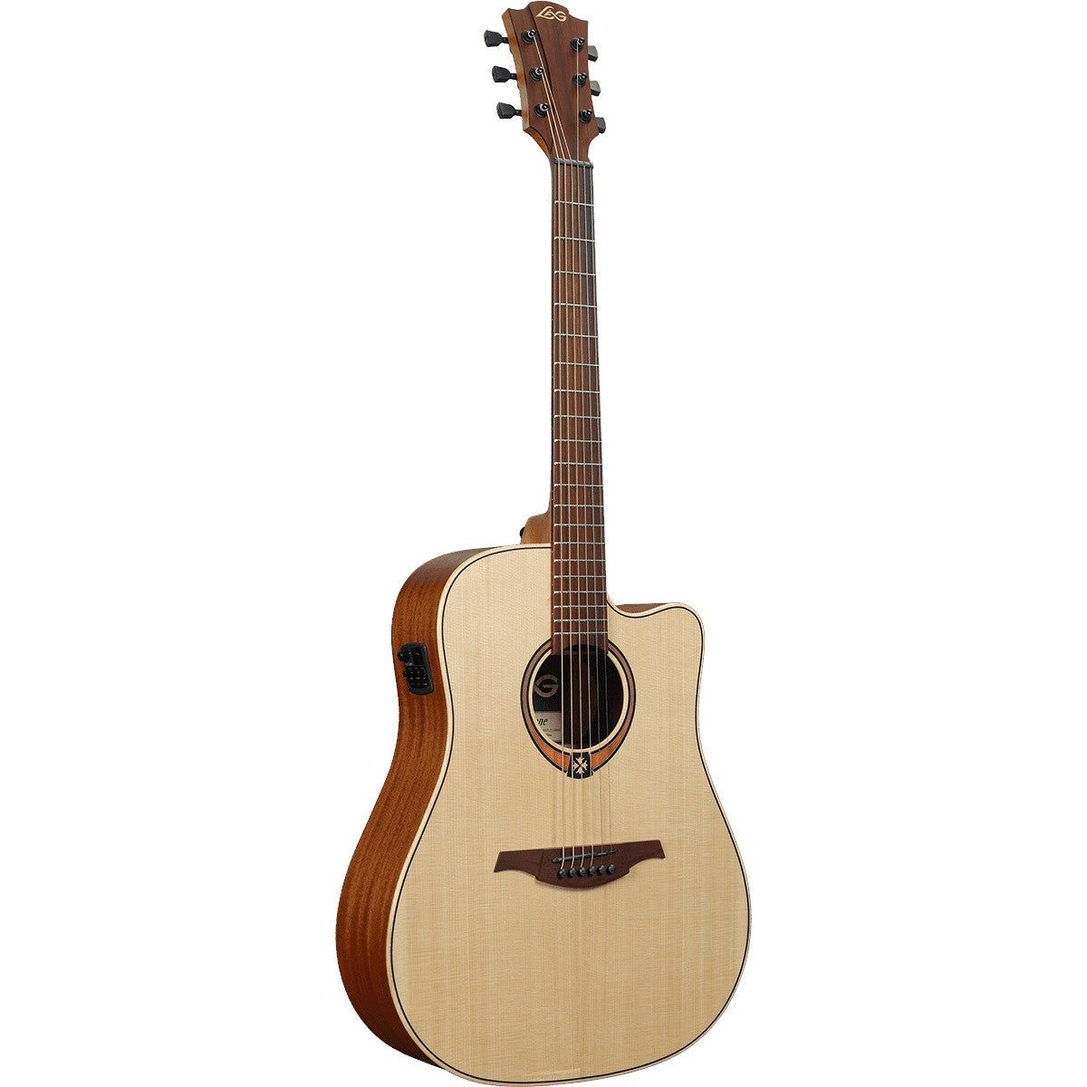 LAG Guitars Tramontane 70 T70DCE Natural - Electro-Acoustic Western Guitar