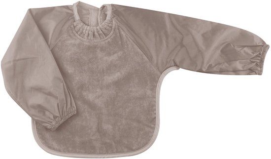 Silly Billyz Slabbetje – Towel Small - Lange Mouw - Taupe