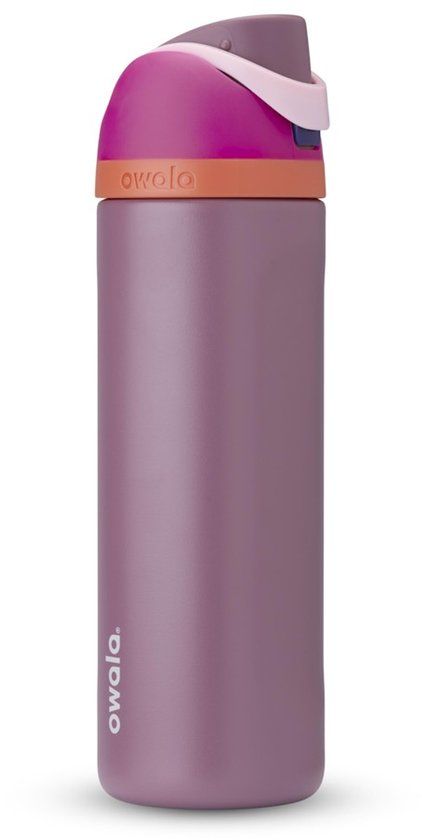 Owala FreeSip 710 ml Crown Jewel Waterfles - Paars/Oranje/Roze
