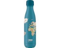 I-drink Thermosfles Kaart 500 Ml Rvs Blauw