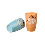lachineuse Set van 2 glazen, Japans design, kersenbloesems