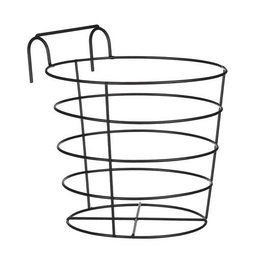 Mica Decorations Callee mand muurhanger zwart - (l19xb22xh19,5 cm)