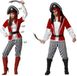 BigBuy Carnival Kostuums voor Volwassenen Piraat Rood - M/L