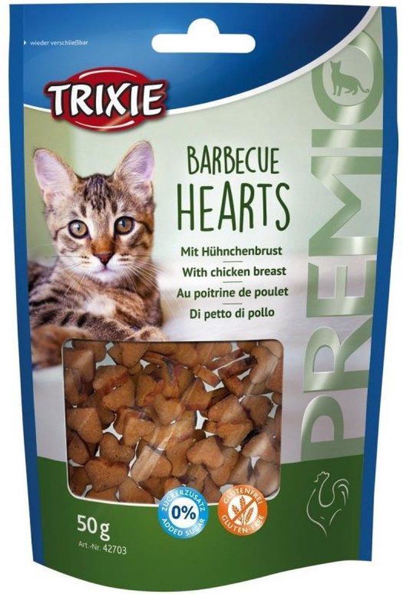 TRIXIE Premio Hearts Barbecue 50 gram