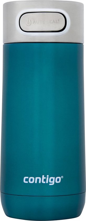 Contigo Luxe Autoseal thermosbeker, roestvrijstalen beker-to-go, isoleerfles, lekvrij, koffiebeker-to-go, vaatwasserbestendig, isoleerbeker met Easy-Clean-deksel, BPA-vrij, 360 ml