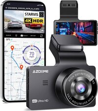 AZDome M63 Pro dashcam - Ultra 4K resolutie - Wifi - GPS - Parkeerstand - 64gb Micro SD - 3.0 inch IPS LCD - dashcam voor auto met optionele achter camera