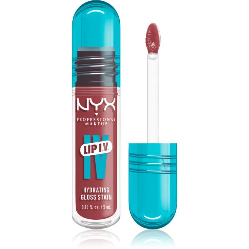 NYX Professional Make Up Lip IV Petal Pourin Hydraterende Lipgloss + Stain