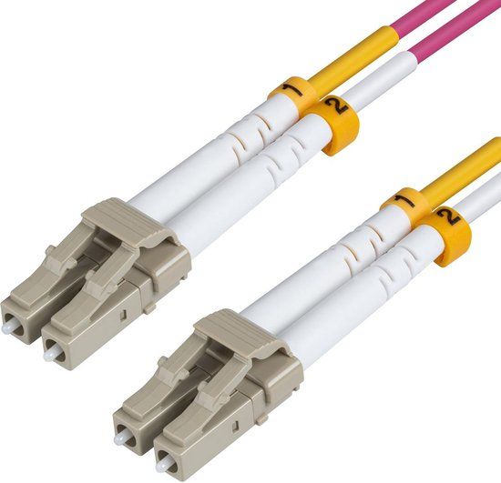 Microconnect Glasvezel kabel 15 m LC/PC Paars