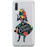 ERT GROUP mobiel telefoonhoesje voor Samsung A70 origineel en officieel erkend Disney patroon Alice 002 optimaal aangepast aan de vorm van de mobiele telefoon, gedeeltelijk bedrukt