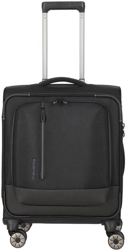 Travelite Crosslite 5.0 S 4-wiel handbagage zwart
