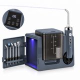 Merkloos / Sans marque SwayTosh Oravive Waterflosser – Monddouche – UV-Desinfectie – LED Scherm – Flosser – Tandplak Verwijderaar – Kinder-Modus – Tandenflosser – Waterflos – Tanden Flosser Elektrisch – Water Flosser – Grijs