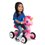 Radio Flyer Lil' Racers: Sparkle The Unicorn Ride on Toy, voor leeftijden 1-3