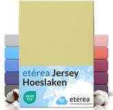 etérea Himmlische Qualität etérea Jersey Hoeslaken 180x200 - 200x200 cm Oekotex Made in Green - 100% katoen - Mint
