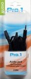 Enzo Pro-1 Hoofdtelefoon verlengkabel glad 3,5 jack 3 meter 9212501