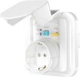 Sygonix SY-5775152 1-voudig Aardlekcontact (onderbouw) Aanraakbeveiliging IP44 Wit