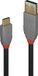 LINDY 36912 USB-kabel 1,5 m zwart, grijs