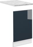 Vicco Fame-Line Meubles de cuisine – 45 cm, WB Marbre Bleu foncé brillant