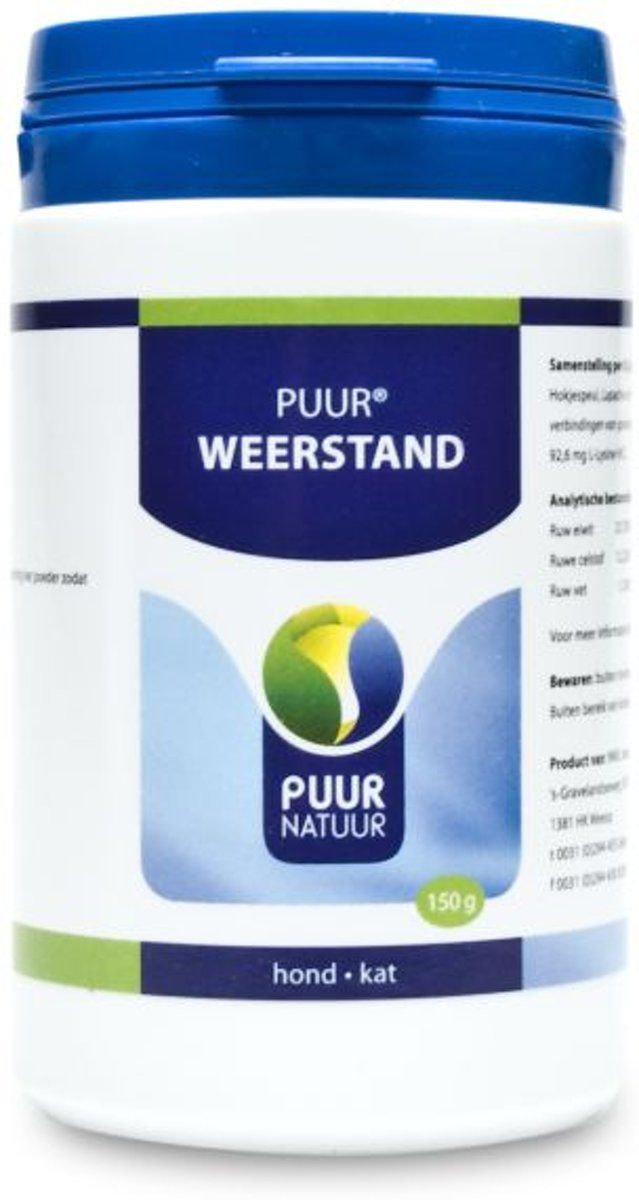 PUUR NATUUR Weerstand Hond/Kat 150 gr