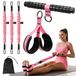 Abdominal trainer Resistance Band 3 Levels 14 to 41 kg with Pedals