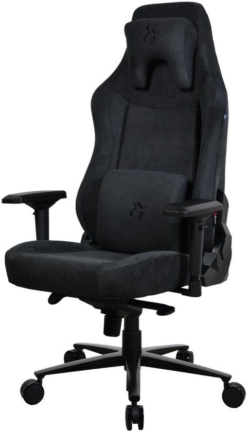 Arozzi Vernazza XL Gamingstoel - Supersoft™ Stof - Puur Zwart