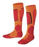 FALKE SK2 warm dik wol functioneel materiaal skisokken kinderen orange - maat 27-30