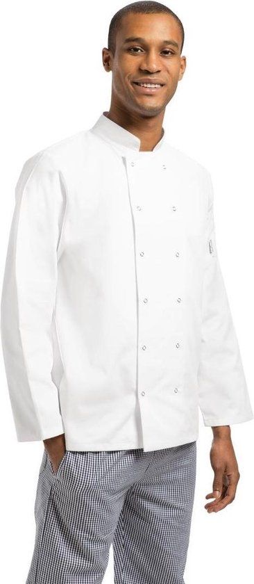 Whites Chefs Clothing Koksbuis Vegas Lange Mouw Wit (Maat M)