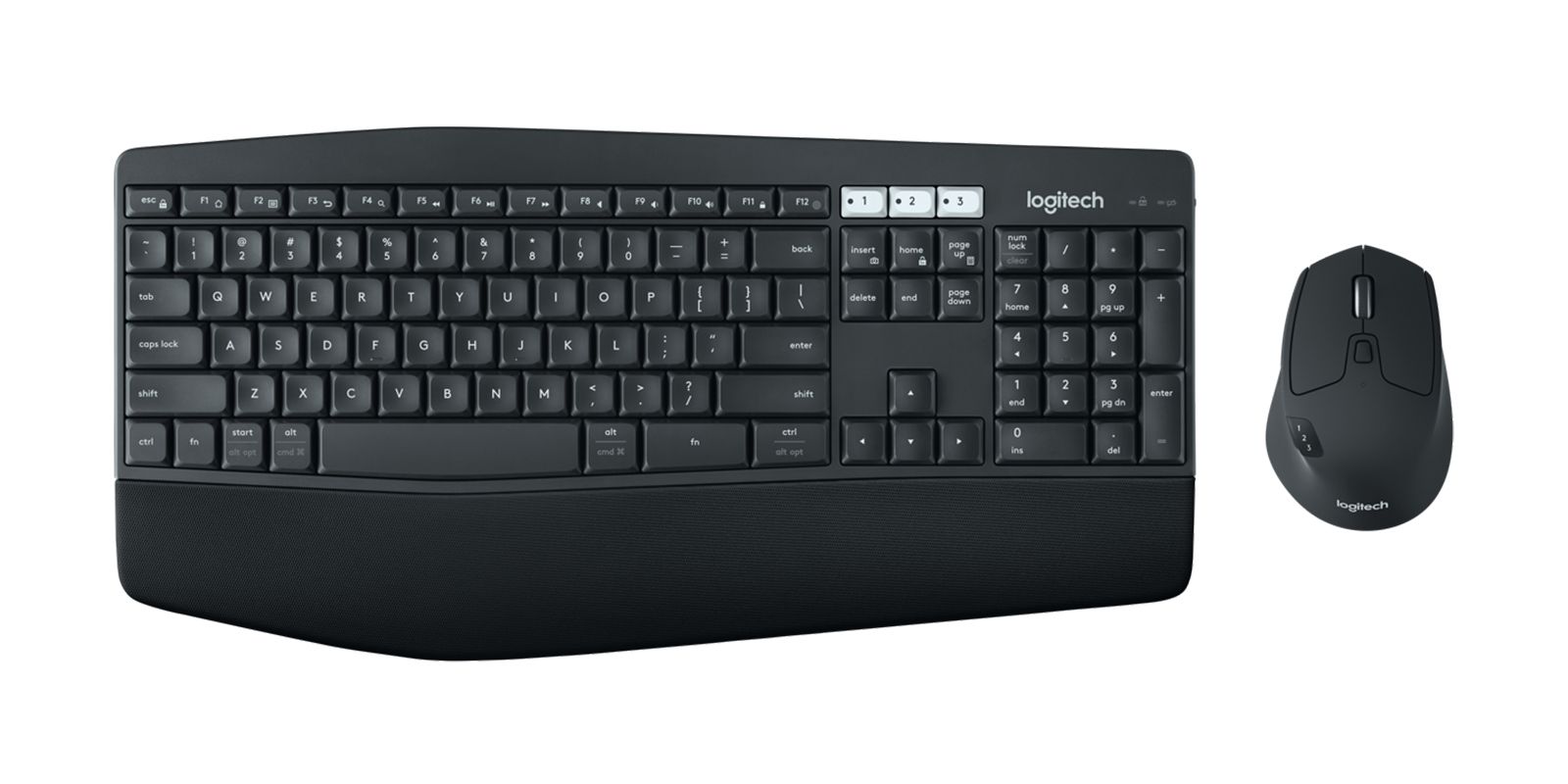 Logitech MK850 Performance Draadloos Toetsenbord en Muis - US QWERTY - Zwart