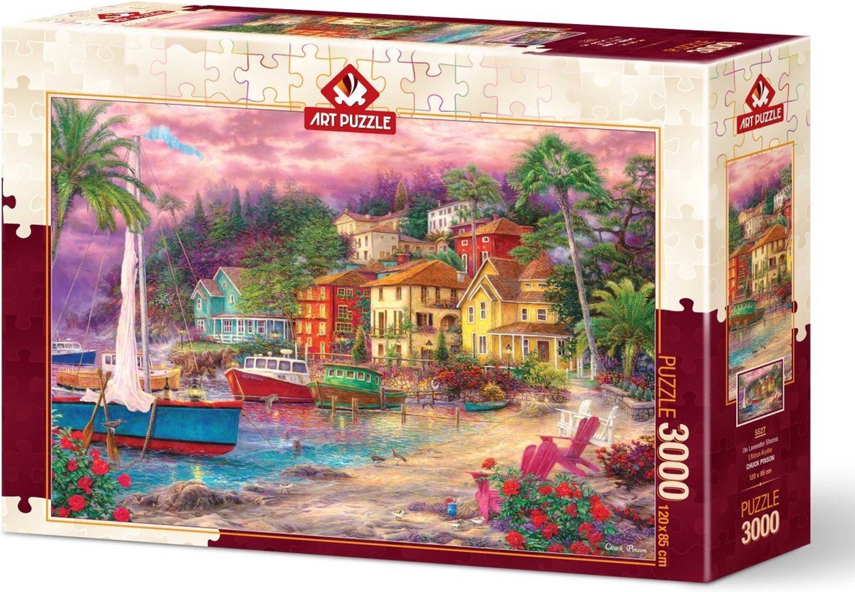 Art Puzzle Legpuzzel, on lavender shores, 3000 stukjes