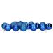 Gerimport Gerim Kerstballen - 16 stuks - blauw - kunststof - mat/glans/glitter - D5 cm - kerstversiering