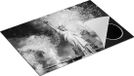 Chefcare Inductie Beschermer Vrijheidsbeeld in New York - Zwart Wit - 75x50 cm