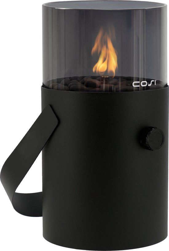 Cosi Cosiscoop Original Black Smoked Gas Lantern - 400W - Black