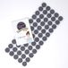 Adsamm® 60 x Zelfklevende Viltglijders Grijs ø 20 mm Rond 3.5 mm Dik