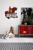 Komar Marvel 14073h Iron Man Comic Classic muursticker kinderkamer 50 x 70 cm