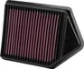 K&N vervangingsfilter passend voor Honda CR-V 2.4 2010-2012 (33-2437)