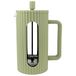 Café Olé Ciao 8 kopjes cafetière, roestvrijstalen gaas, Franse pers, groen