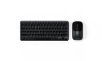 Satechi Slim CEX1 Draadloze Muis & Toetsenbord Combo – Bluetooth 5.3 Connectiviteit – Verbinding met 3 Afzonderlijke Apparaten – Lichtgewicht en Duurzaam Ontwerp - Zwart