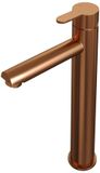 Brauer Copper Edition Verhoogde Opbouw Wastafelmengkraan Model D Koper Geborsteld PVD