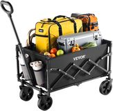 Vevor Handkar Transportkar Handkar Strandkar Opvouwbaar 102kg 66x45x46cm